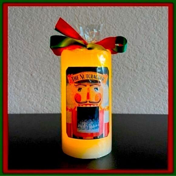 NWOT. 🕯The Nutcracker - Real Wax Flameless Candle. Perfect Christmas Gift! - Picture 1 of 6